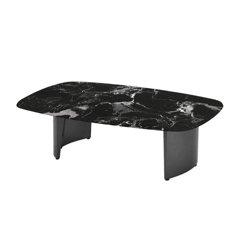 LUA – Mix & Match Marble Coffee Table with Stainless Steel Leg (1500mm x 700mm)