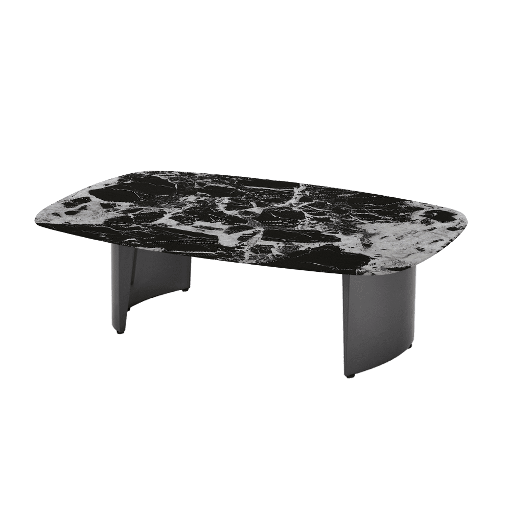 LUA – Mix & Match Marble Coffee Table with Stainless Steel Leg (1500mm x 700mm)