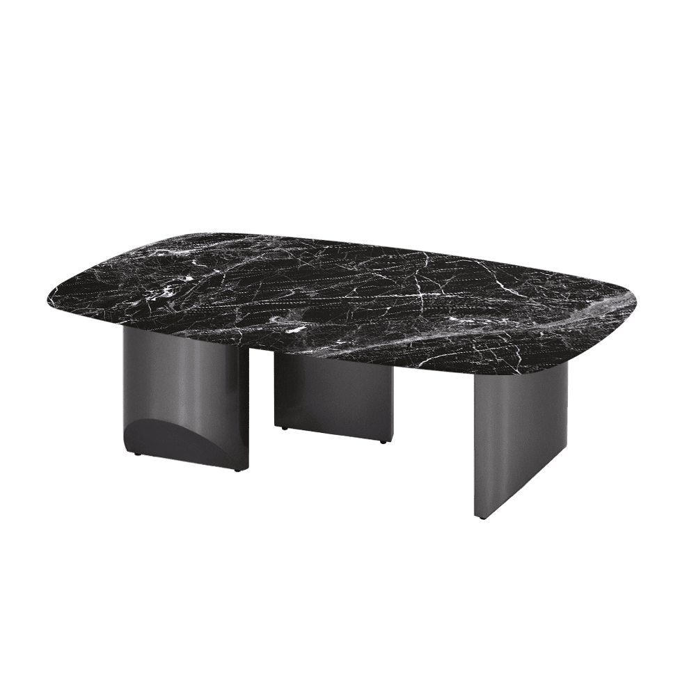 NOA – Mix & Match Marble Coffee Table with Stainless Steel Leg (1200mm x 700mm)