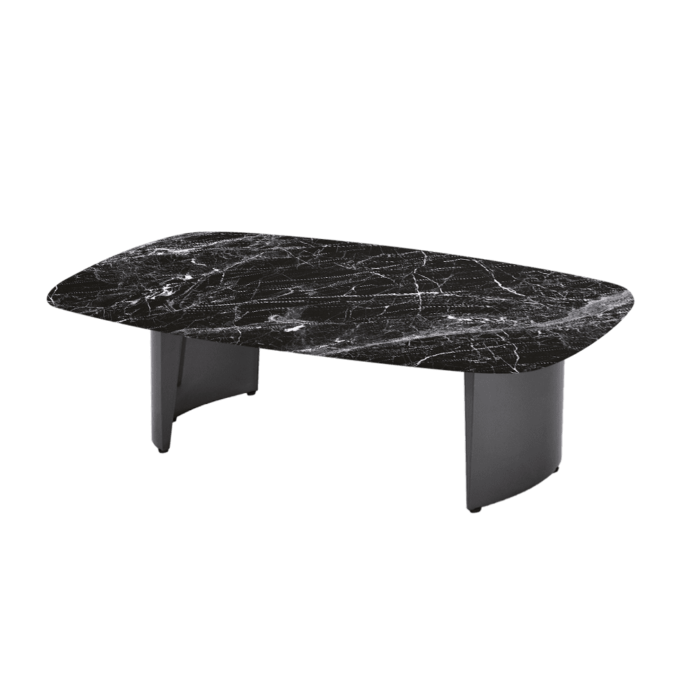 LUA – Mix & Match Marble Coffee Table with Stainless Steel Leg (1500mm x 700mm)