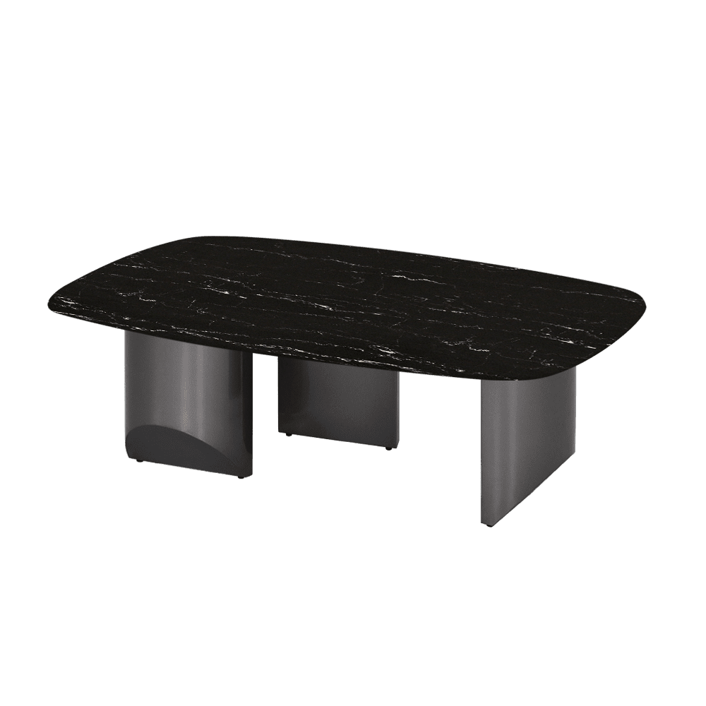 NOA – Mix & Match Marble Coffee Table with Stainless Steel Leg (1200mm x 700mm)