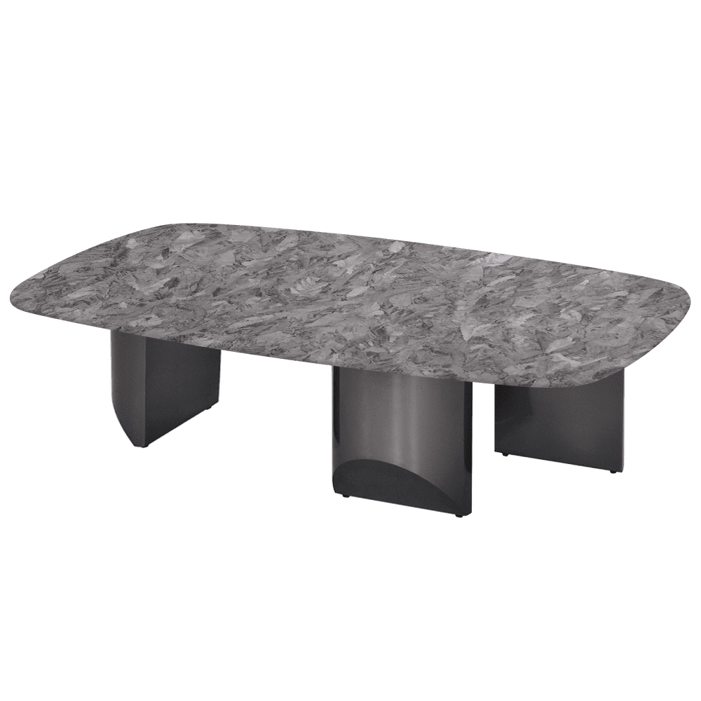 NOA – Mix & Match Marble Coffee Table with Stainless Steel Leg (1400mm x 800mm)