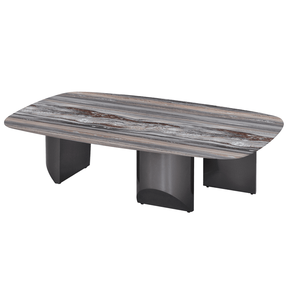 NOA – Mix & Match Marble Coffee Table with Stainless Steel Leg (1400mm x 800mm)