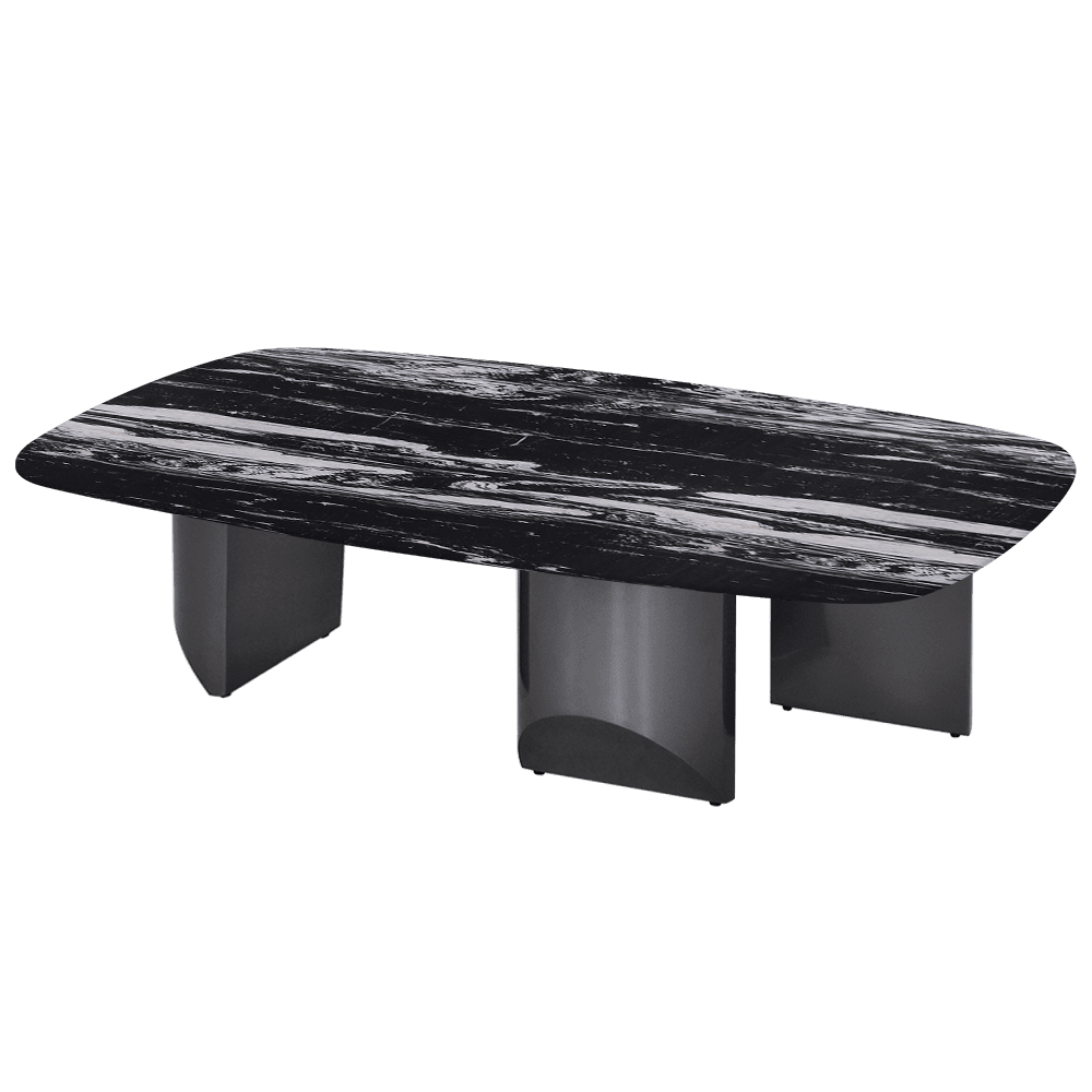 NOA – Mix & Match Marble Coffee Table with Stainless Steel Leg (1400mm x 800mm)