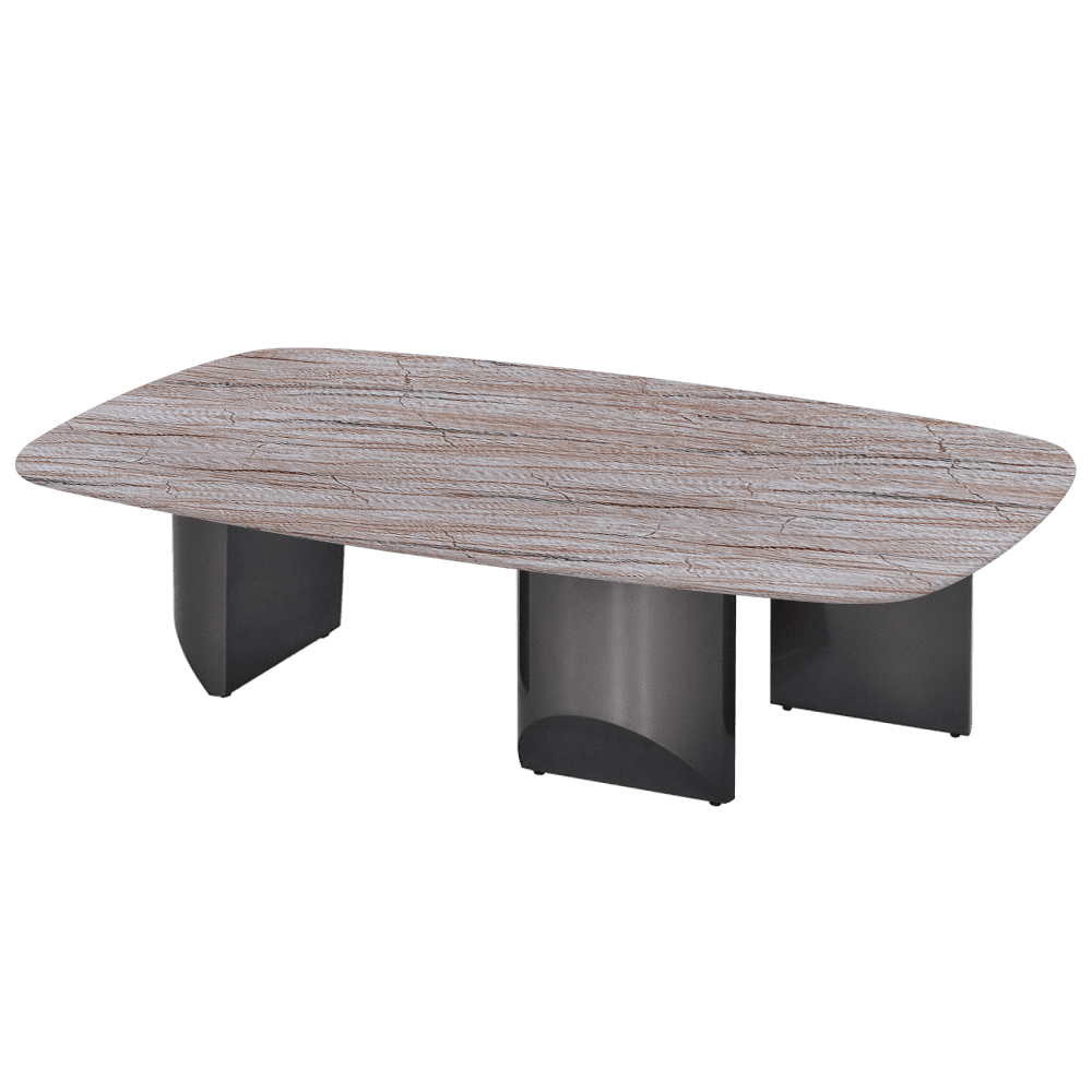 NOA – Mix & Match Marble Coffee Table with Stainless Steel Leg (1400mm x 800mm)