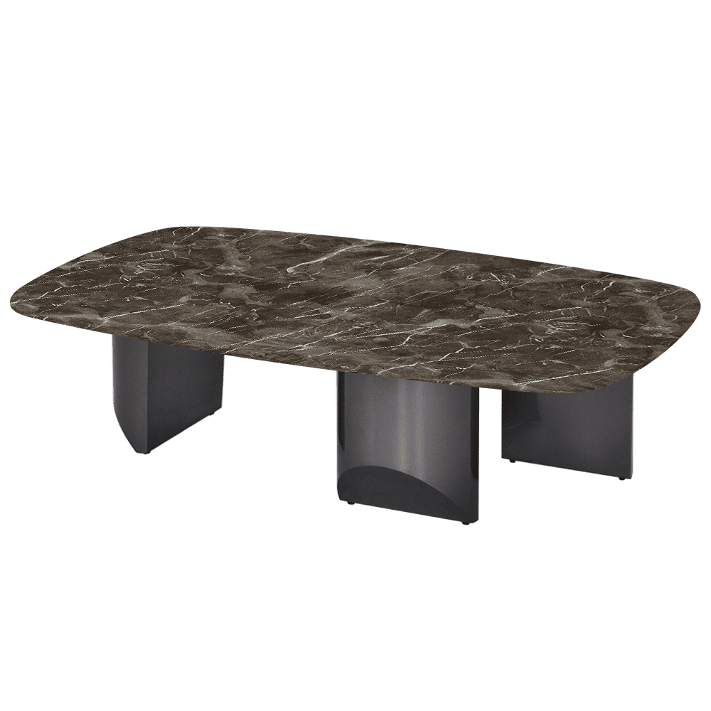 NOA – Mix & Match Marble Coffee Table with Stainless Steel Leg (1400mm x 800mm)