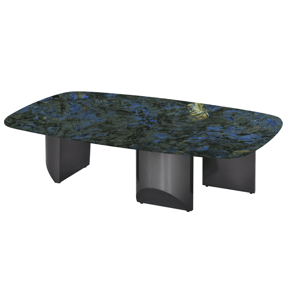 NOA – Mix & Match Marble Coffee Table with Stainless Steel Leg (1400mm x 800mm)