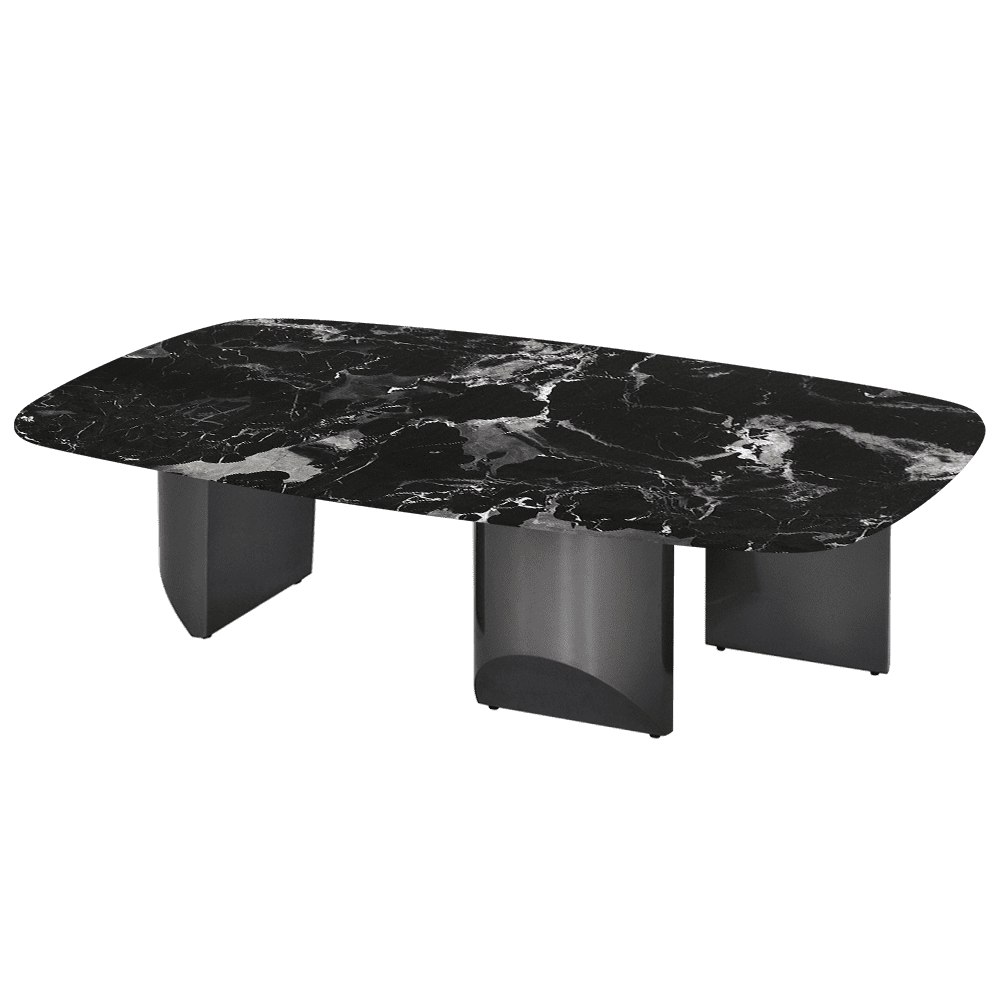 NOA – Mix & Match Marble Coffee Table with Stainless Steel Leg (1400mm x 800mm)
