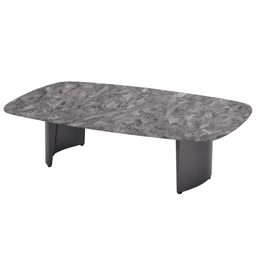 LUA – Mix & Match Marble Coffee Table with Stainless Steel Leg (1400mm x 800mm)