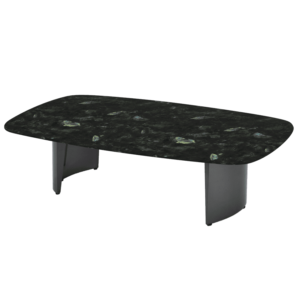 LUA – Mix & Match Marble Coffee Table with Stainless Steel Leg (1400mm x 800mm)