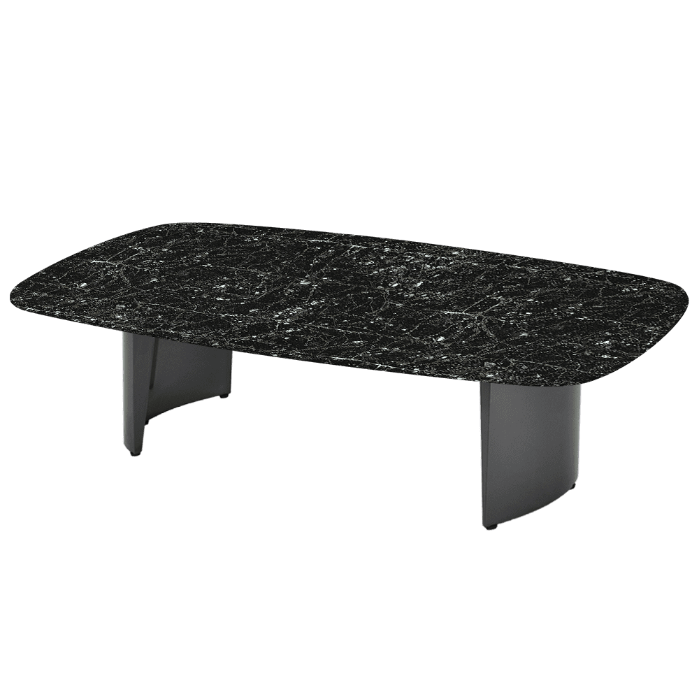 LUA – Mix & Match Marble Coffee Table with Stainless Steel Leg (1400mm x 800mm)