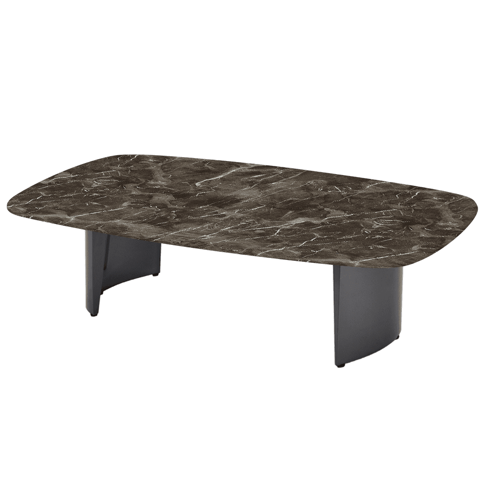 LUA – Mix & Match Marble Coffee Table with Stainless Steel Leg (1400mm x 800mm)