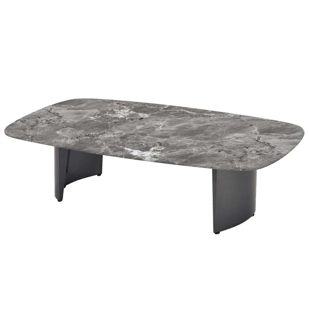 LUA – Mix & Match Marble Coffee Table with Stainless Steel Leg (1400mm x 800mm)