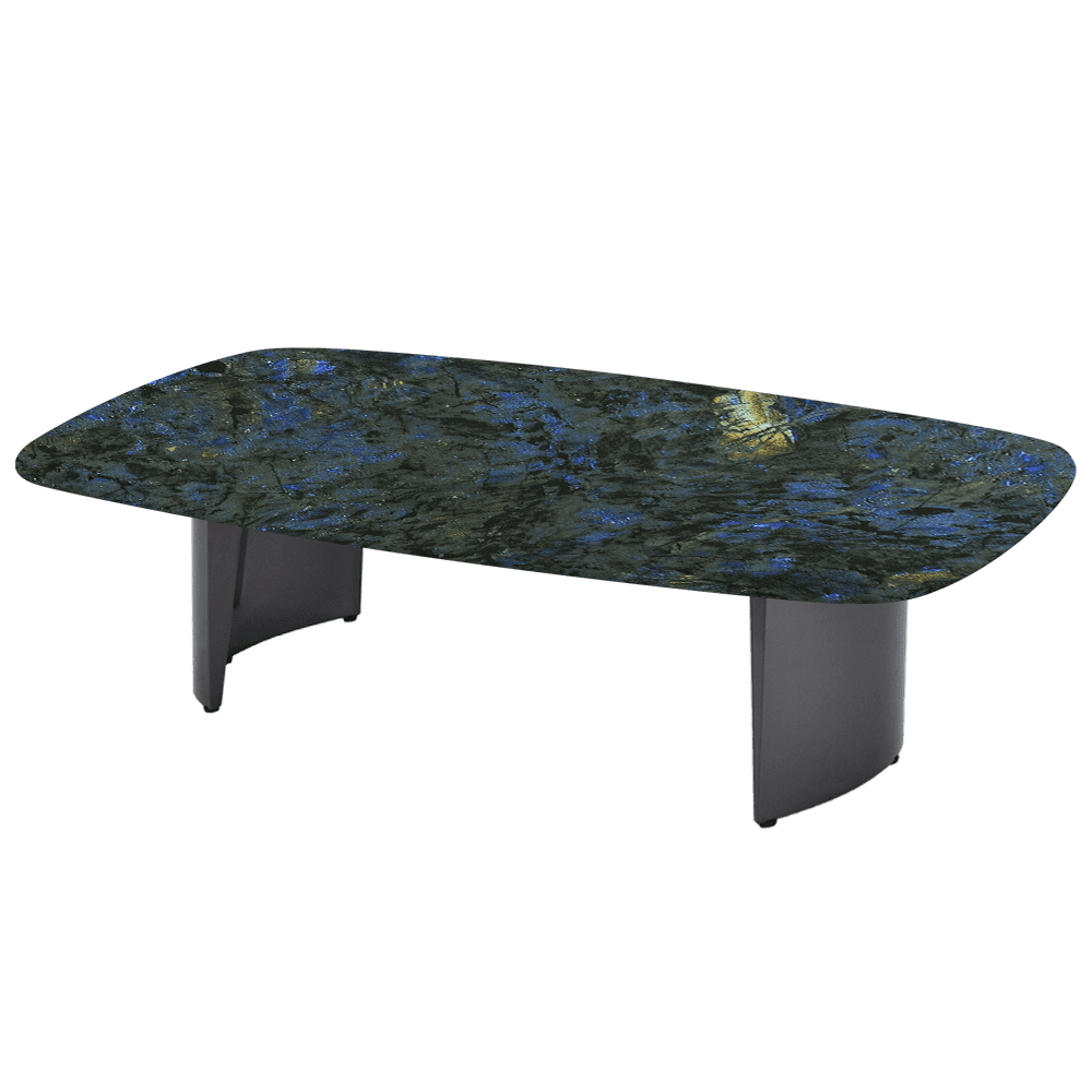 LUA – Mix & Match Marble Coffee Table with Stainless Steel Leg (1400mm x 800mm)