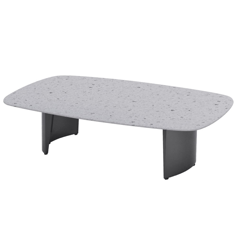 LUA – Mix & Match Marble Coffee Table with Stainless Steel Leg (1400mm x 800mm)