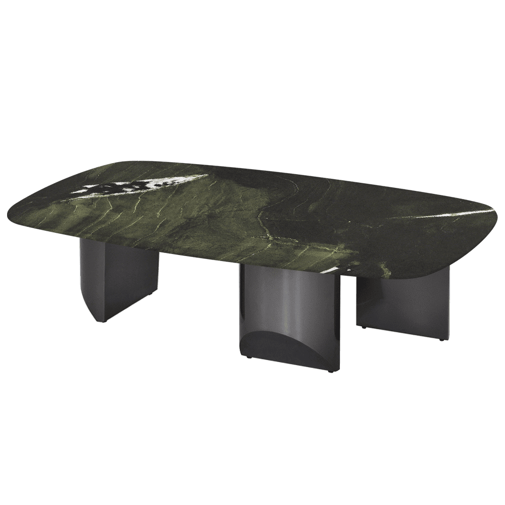 NOA – Mix & Match Marble Coffee Table with Stainless Steel Leg (1400mm x 800mm)