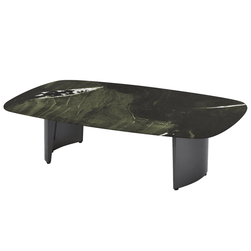 LUA – Mix & Match Marble Coffee Table with Stainless Steel Leg (1400mm x 800mm)