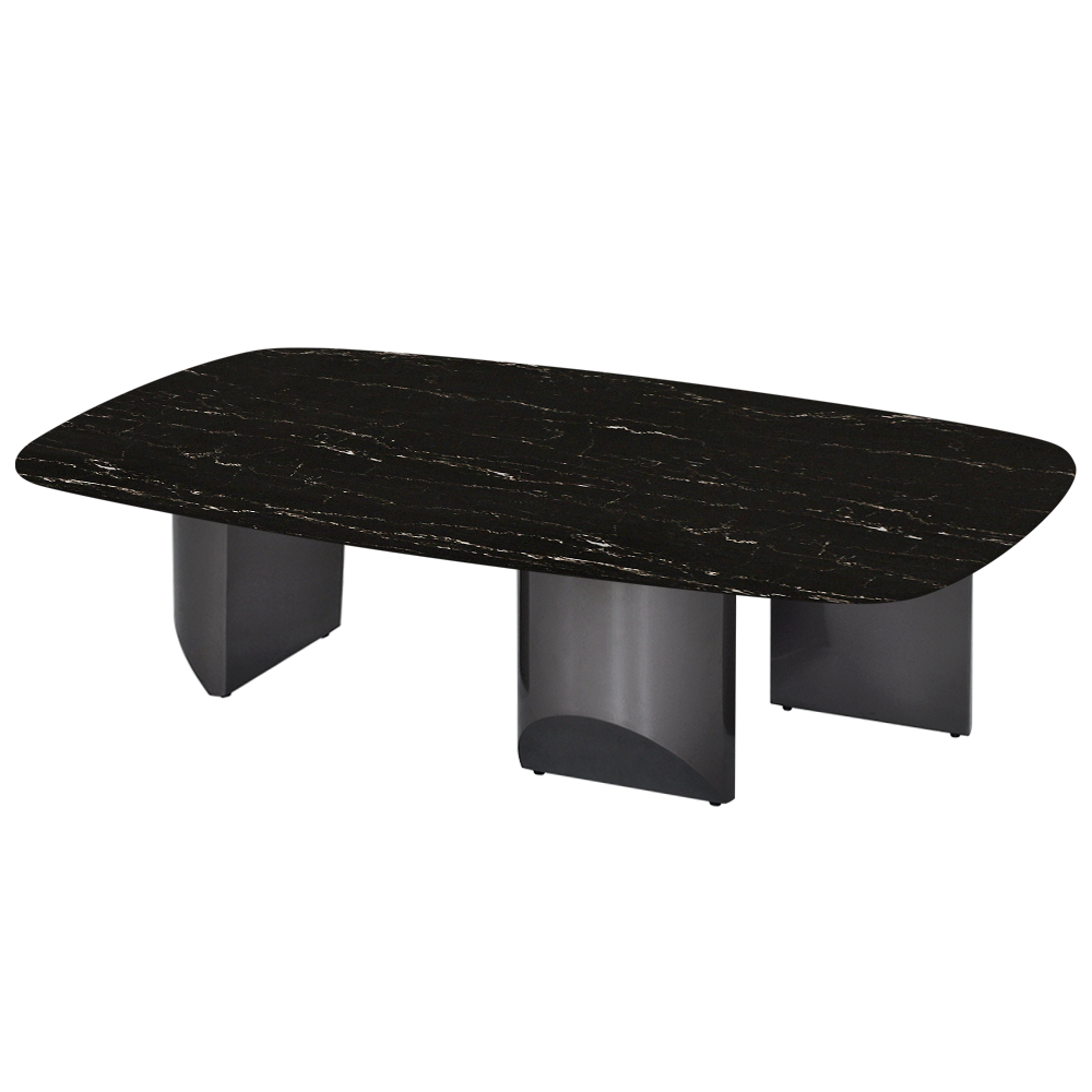 NOA – Mix & Match Marble Coffee Table with Stainless Steel Leg (1400mm x 800mm)