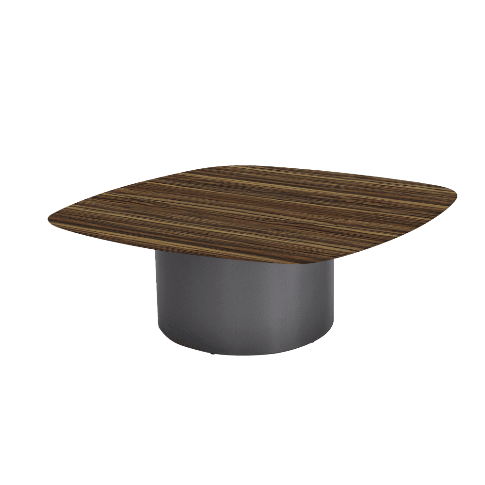 YUNA – Mix & Match Marble Coffee Table with Stainless Steel Leg (1000mm x 1000mm)