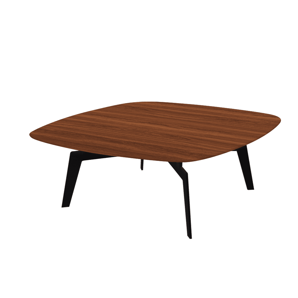 SELENA – Mix & Match Marble Coffee Table with Black Metal Leg