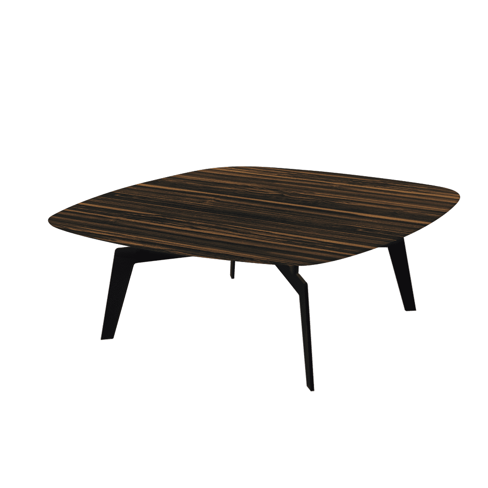 SELENA – Mix & Match Marble Coffee Table with Black Metal Leg