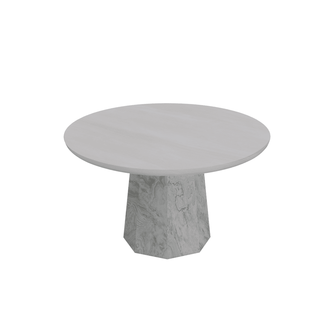 Mix & Match Round Marble Dining Table (Ø1.3m)