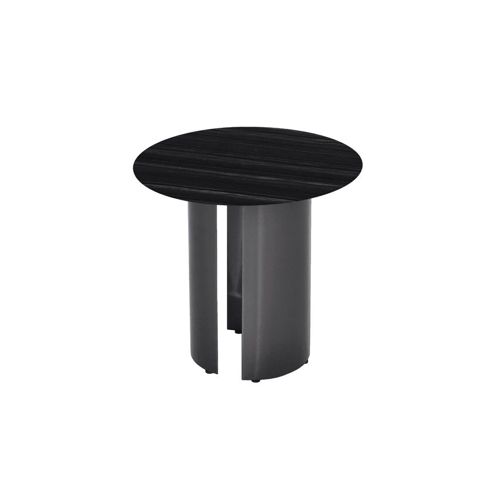 NOA Side Table - Mix & Match Marble Top with Stainless Steel Leg(500mm)