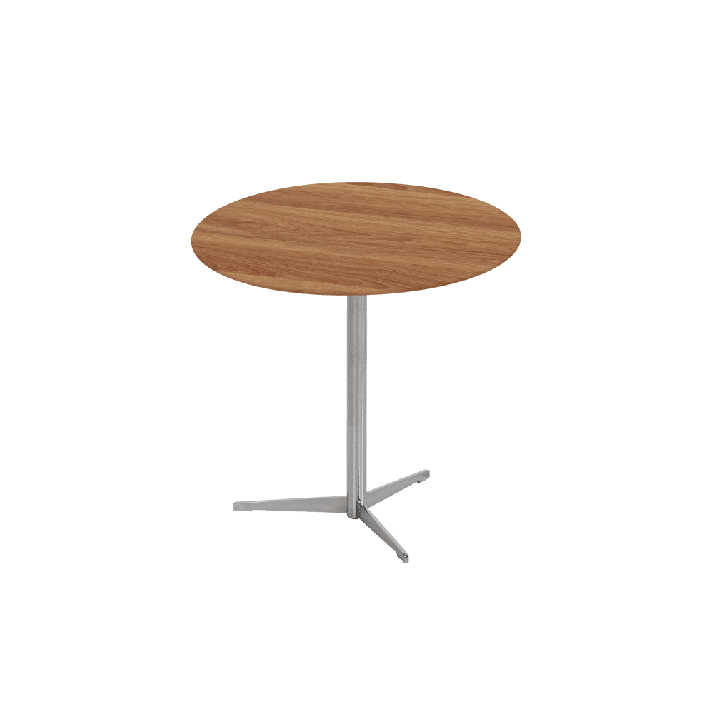 SILVIA Side Table - Mix & Match Marble Top with Silver Coloured Stainless Steel Base(500mm)