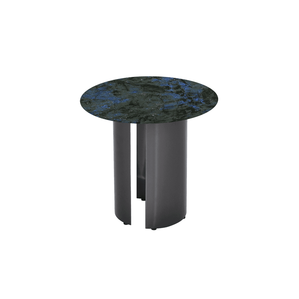 NOA Side Table - Mix & Match Marble Top with Stainless Steel Leg(500mm)