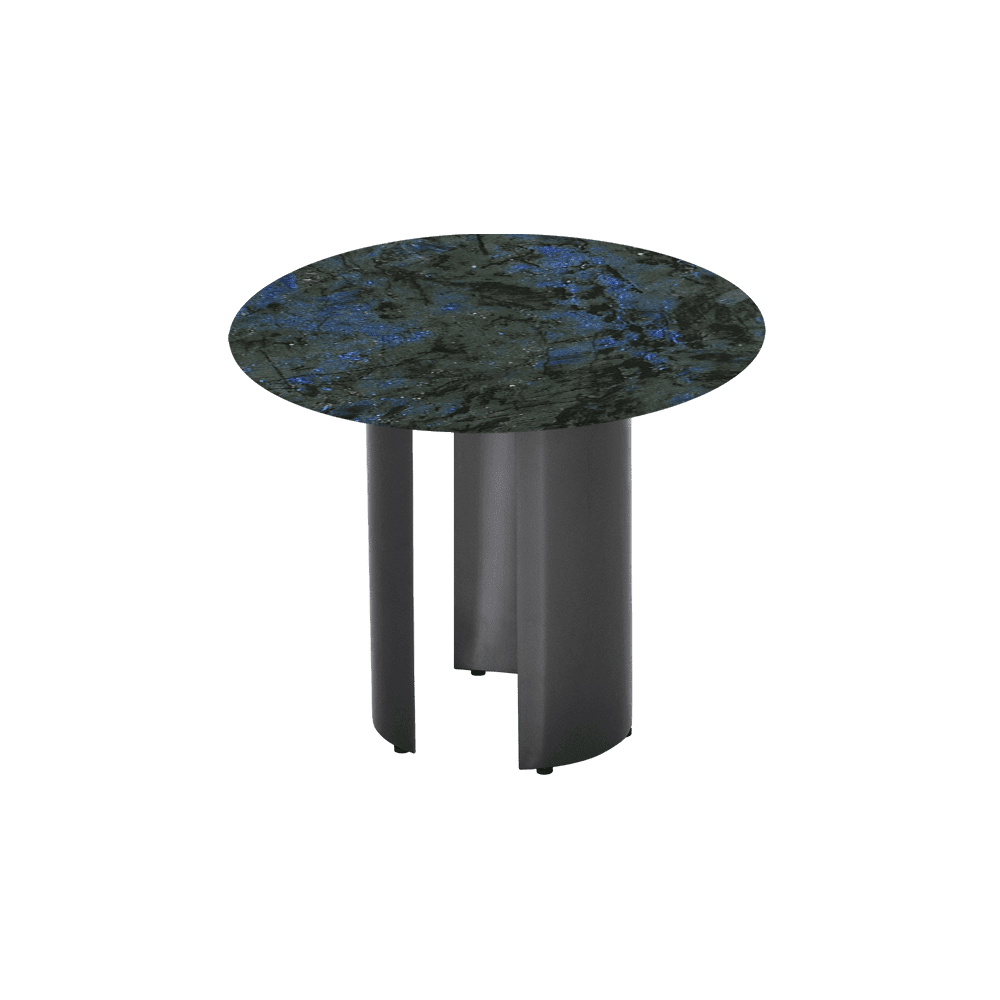 NOA Side Table - Mix & Match Marble Top with with Stainless Steel Leg(600mm)