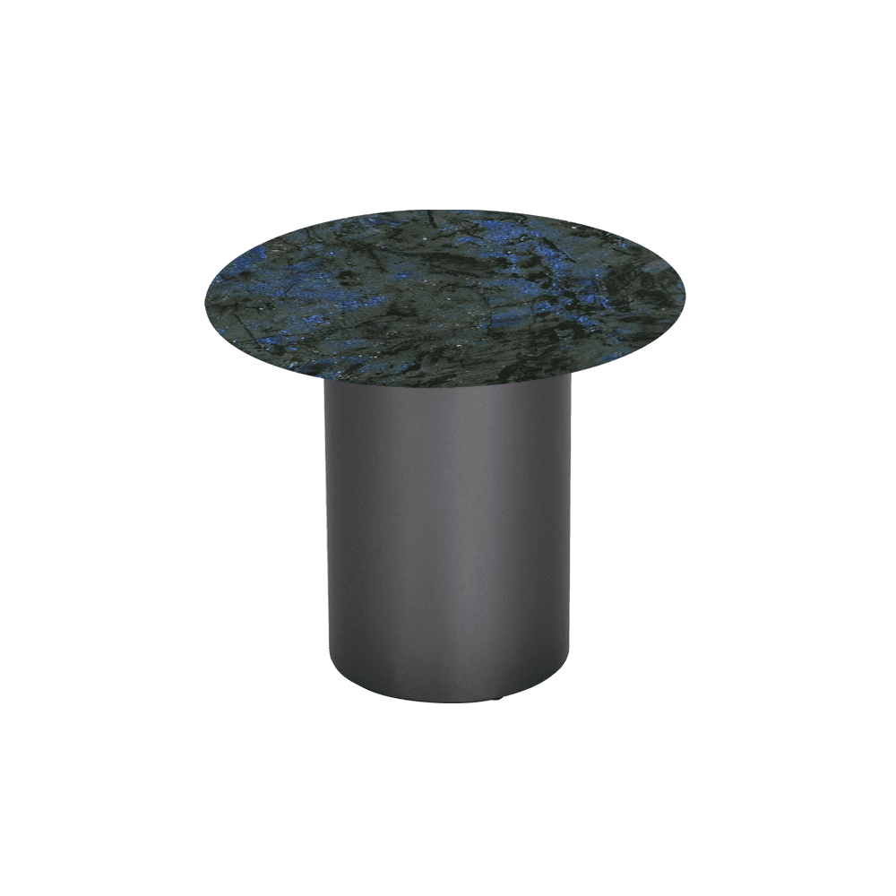 YUNA – Mix & Match Marble Side Table with Stainless Steel Leg (600mm)