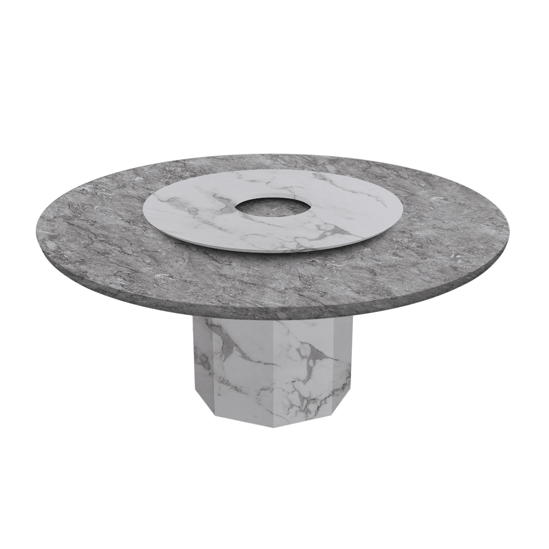 Mix & Match Round Marble Dining Table (Ø1.8m)