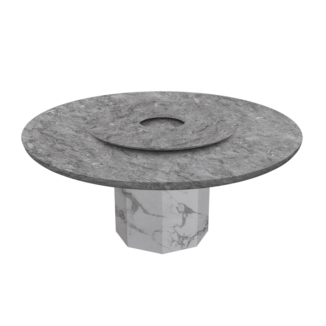 Mix & Match Round Marble Dining Table (Ø1.8m)
