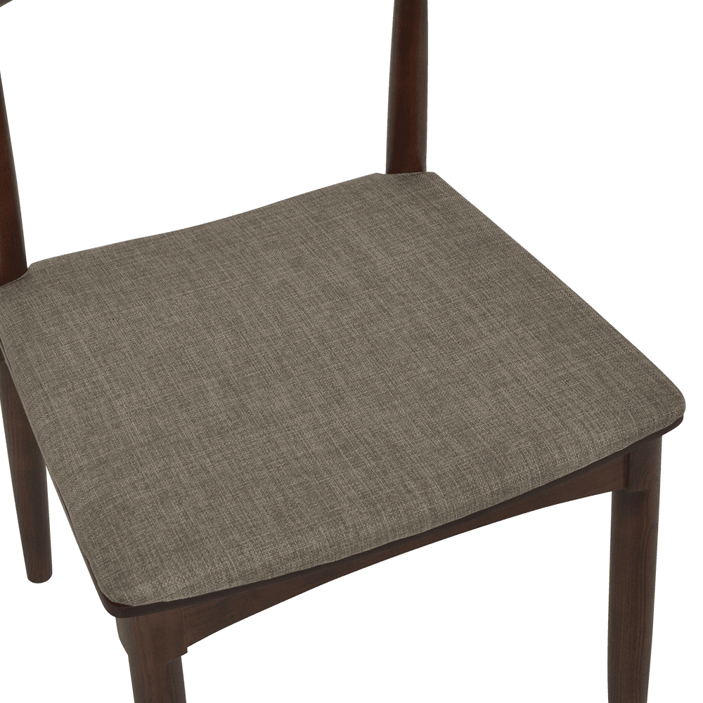 KAZUMI WALNUT - Solid Ash Wood Dining Chair