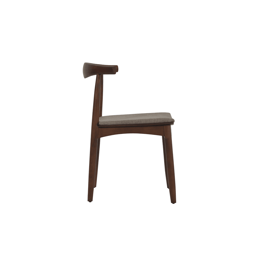 KAZUMI WALNUT - Solid Ash Wood Dining Chair