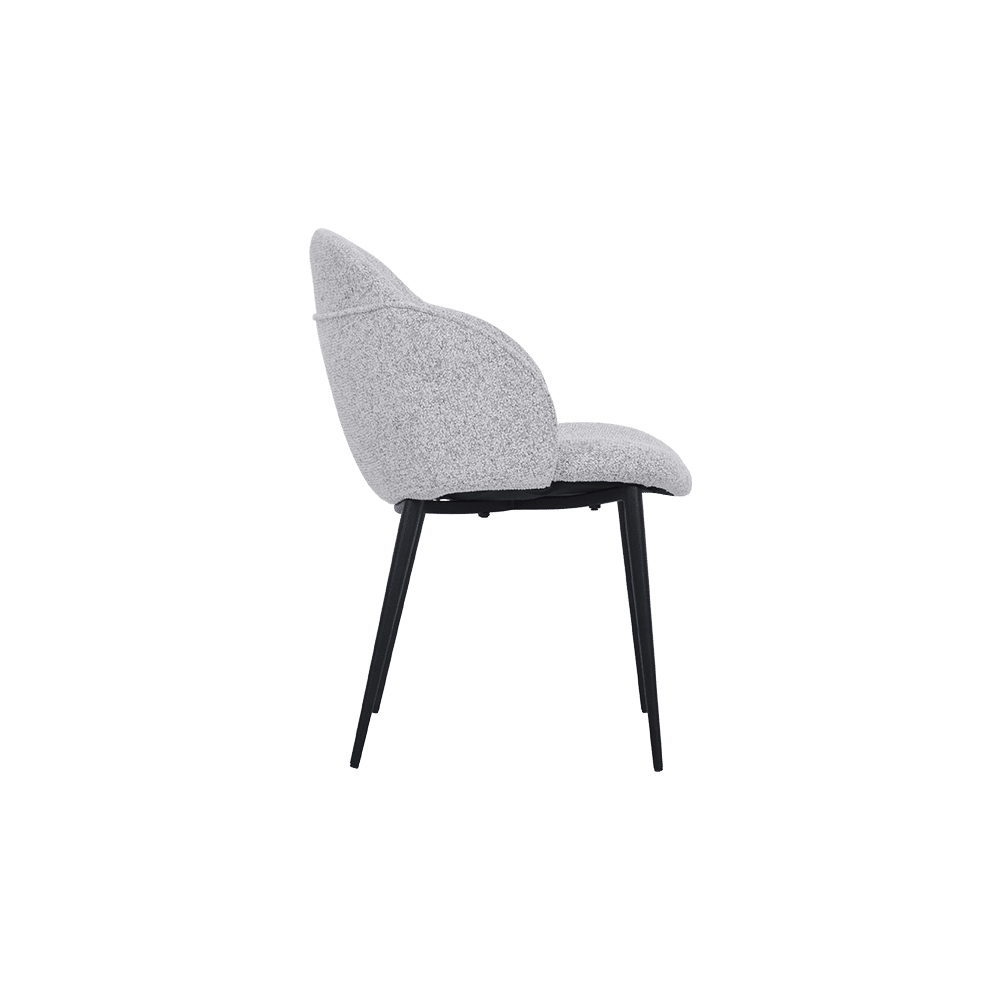 ELLEN — Curved Back Minimalist Dining Chair