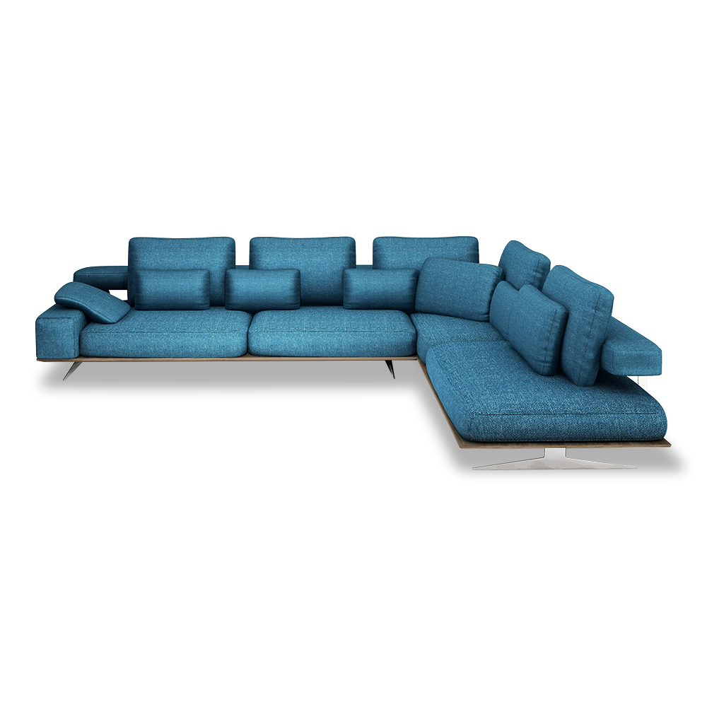 ROSEPHINE – Washable Fabric L-Shaped Sofa