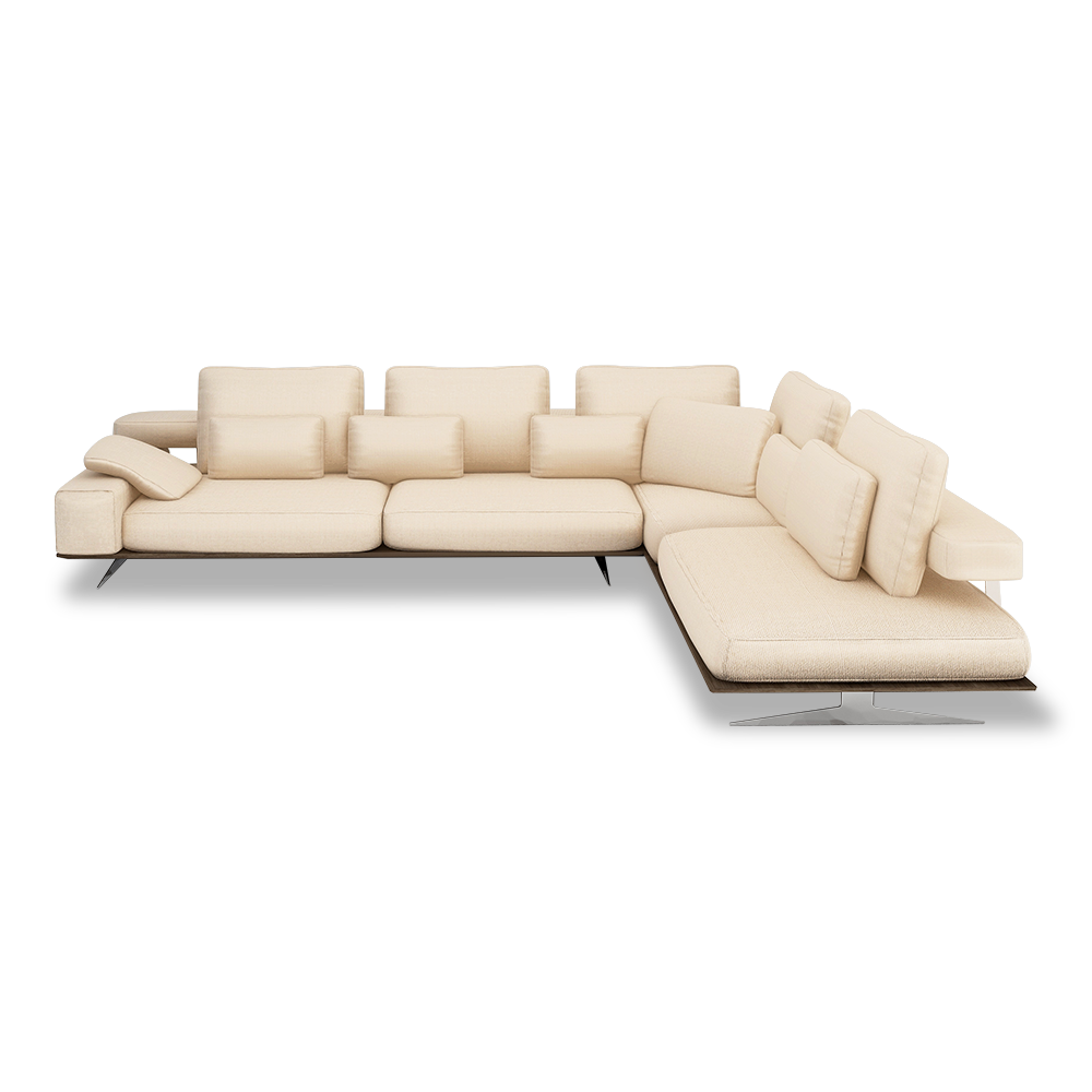 ROSEPHINE – Washable Fabric L-Shaped Sofa