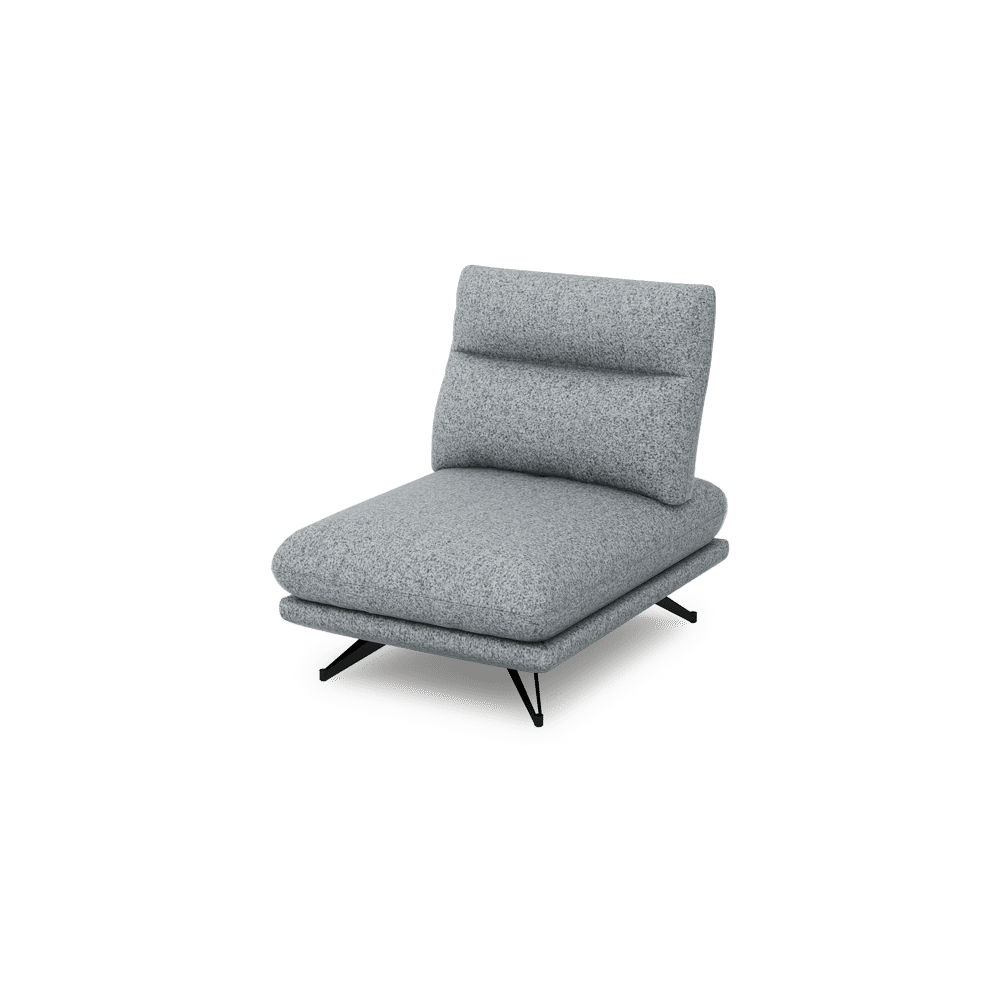 GAVORA – Push-Back Fabric Sofa / Armchair with Adjustable Backrest (1NA)