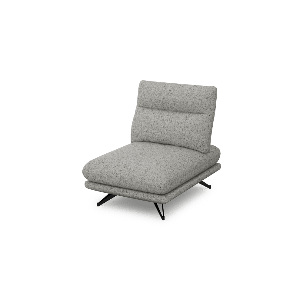GAVORA – Push-Back Fabric Sofa / Armchair with Adjustable Backrest (1NA)