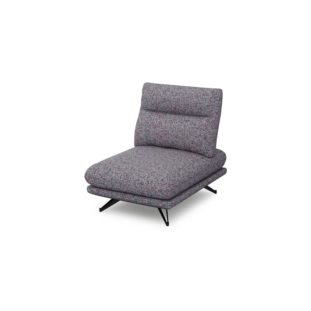 GAVORA – Push-Back Fabric Sofa / Armchair with Adjustable Backrest (1NA)