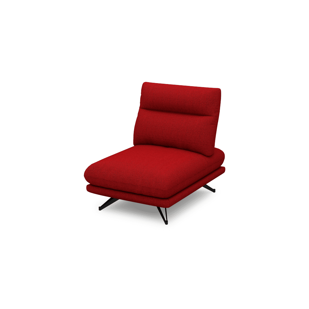 GAVORA – Push-Back Fabric Sofa / Armchair with Adjustable Backrest (1NA)