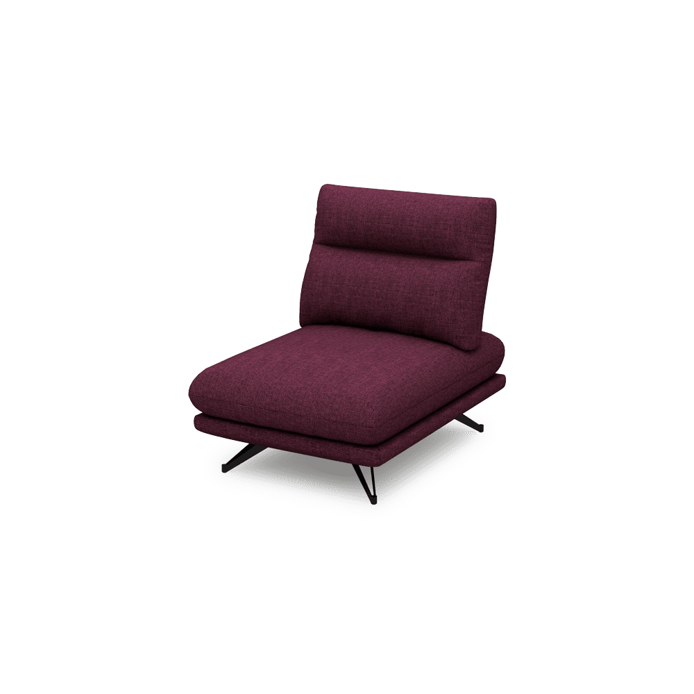 GAVORA – Push-Back Fabric Sofa / Armchair with Adjustable Backrest (1NA)
