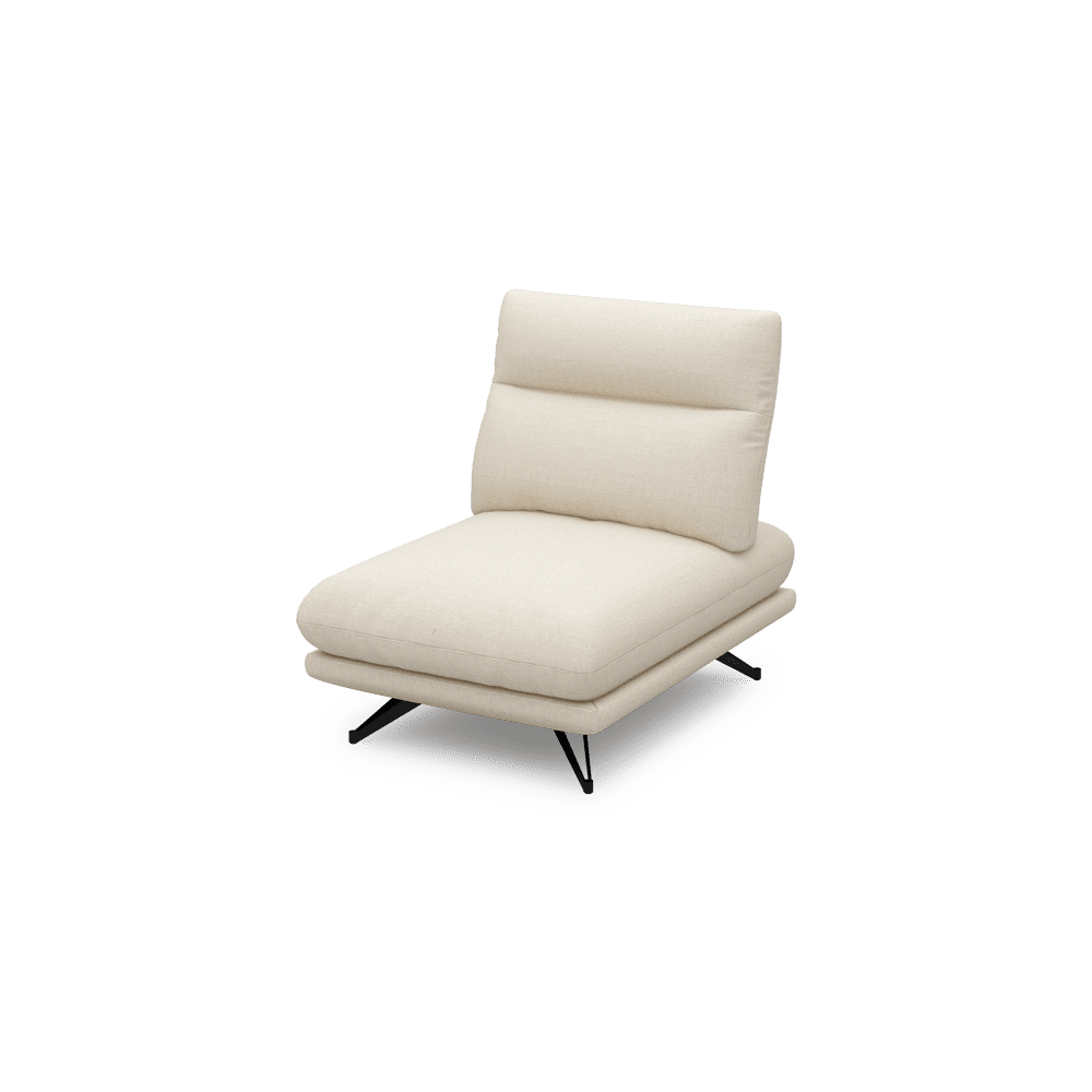 GAVORA – Push-Back Fabric Sofa / Armchair with Adjustable Backrest (1NA)