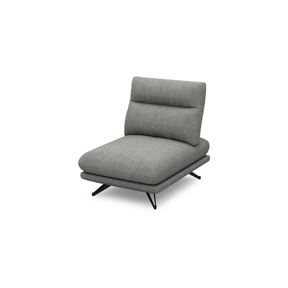 GAVORA – Push-Back Fabric Sofa / Armchair with Adjustable Backrest (1NA)