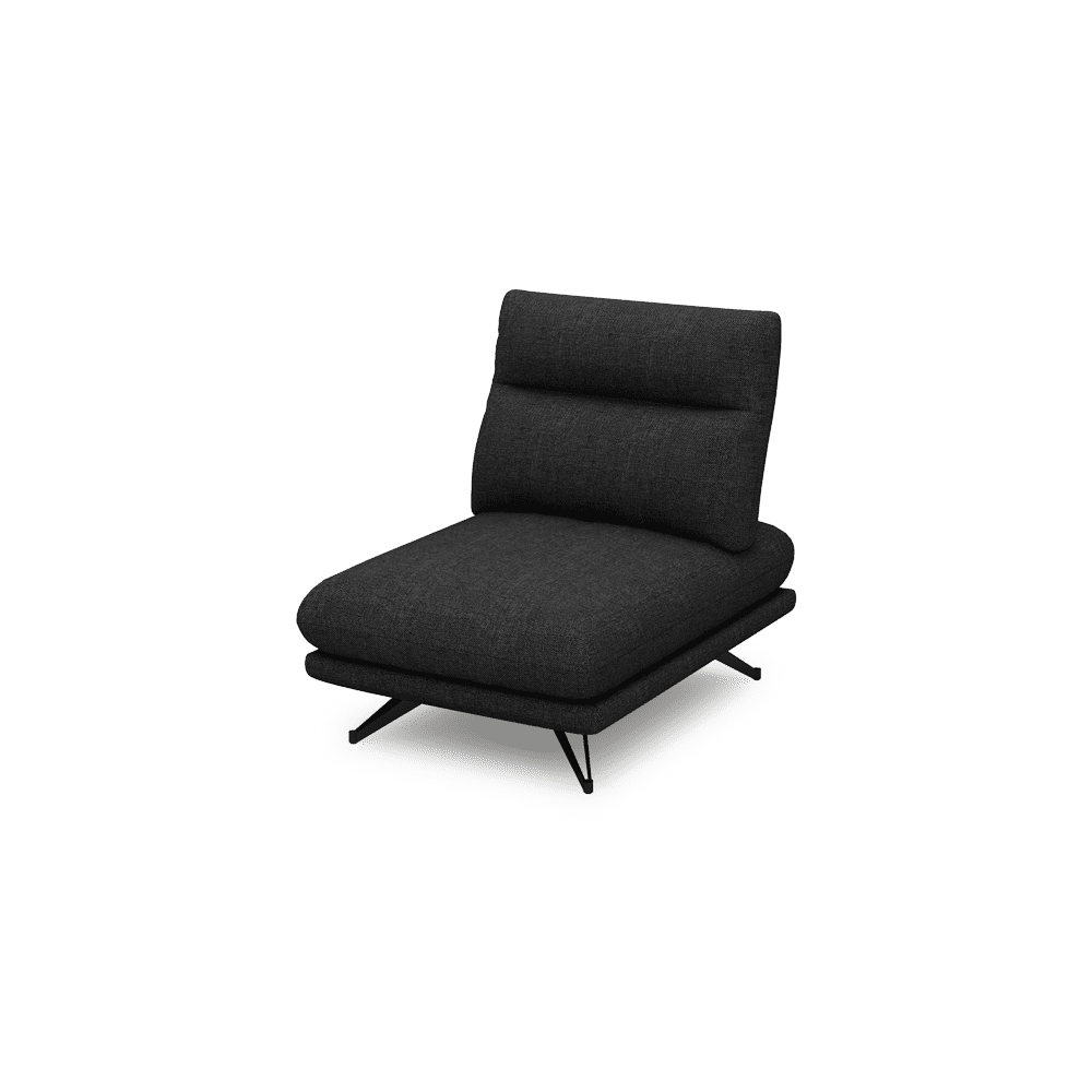 GAVORA – Push-Back Fabric Sofa / Armchair with Adjustable Backrest (1NA)