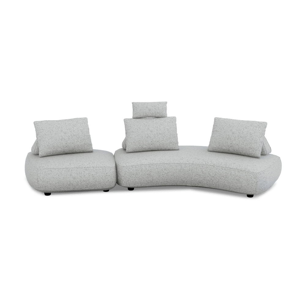VARDINI – Sculpted Curve Sofa