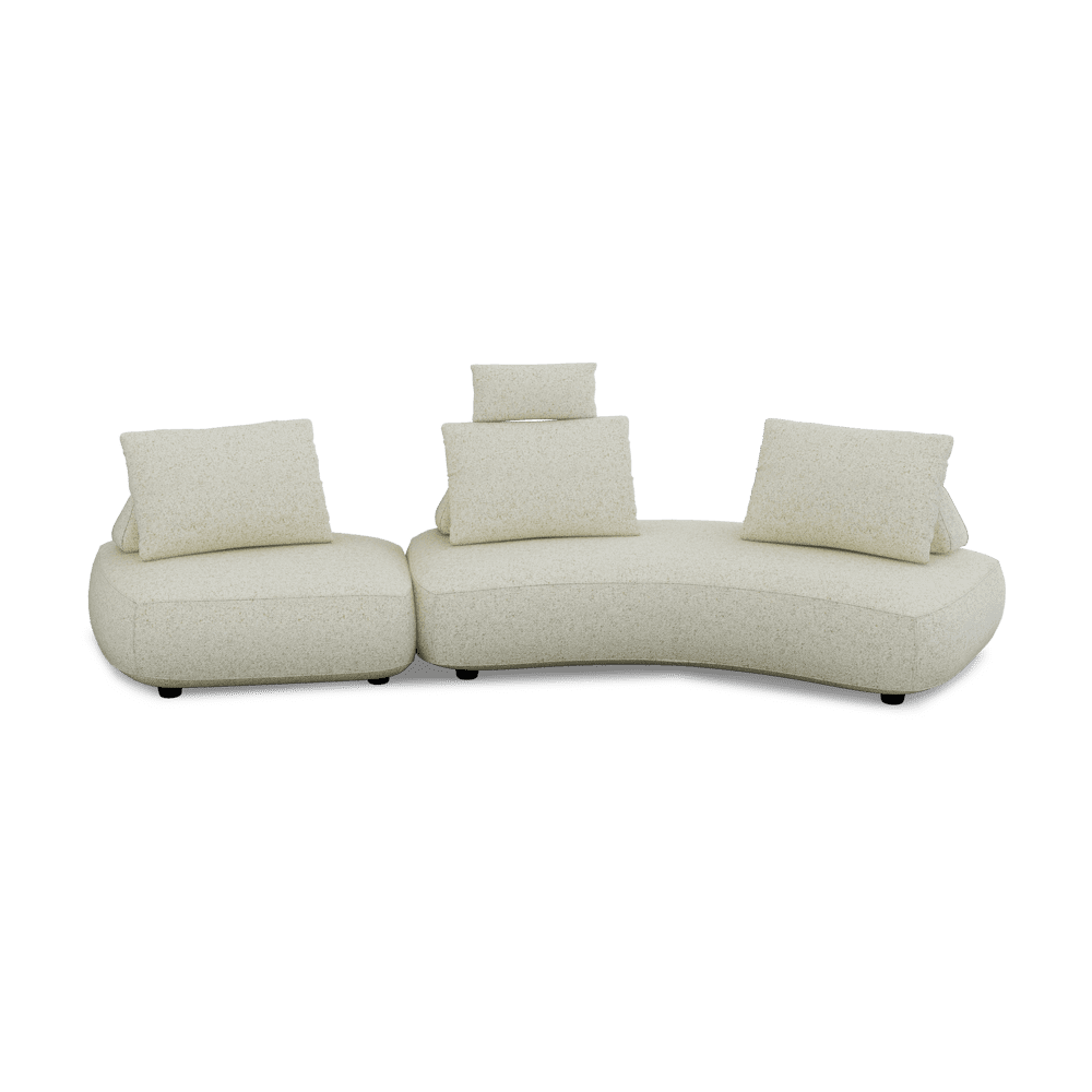 VARDINI – Sculpted Curve Sofa