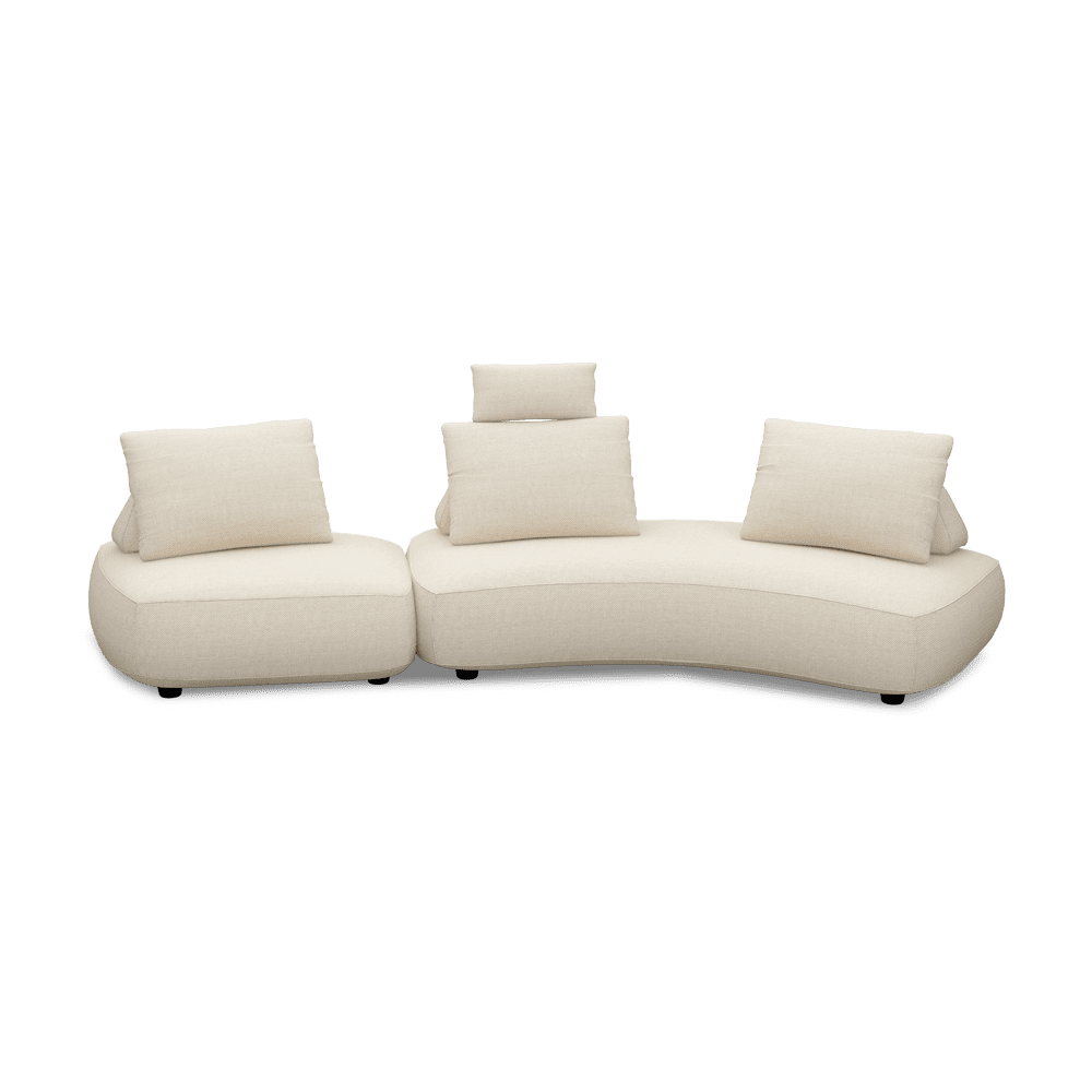 VARDINI – Sculpted Curve Sofa