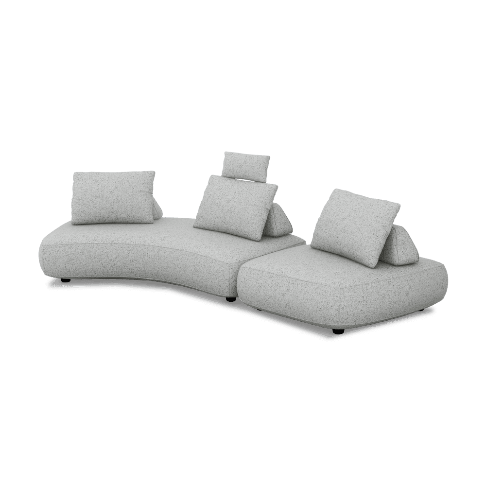 VARDINI – Sculpted Curve Sofa